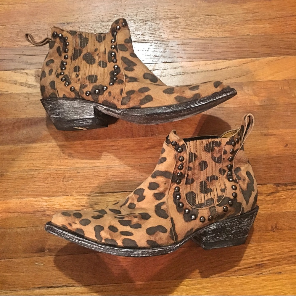 ❌SOLD❌ OLD GRINGO TEENA LEOPARD BOOTS - Picture 4 of 5